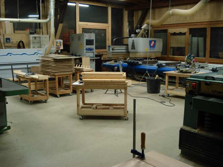 Atelier de menuiserie